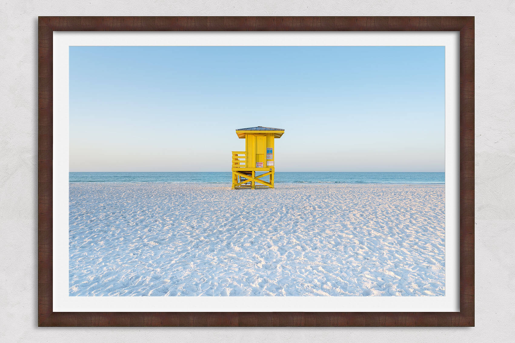 Siesta Key Yellow Lifeguard Stand