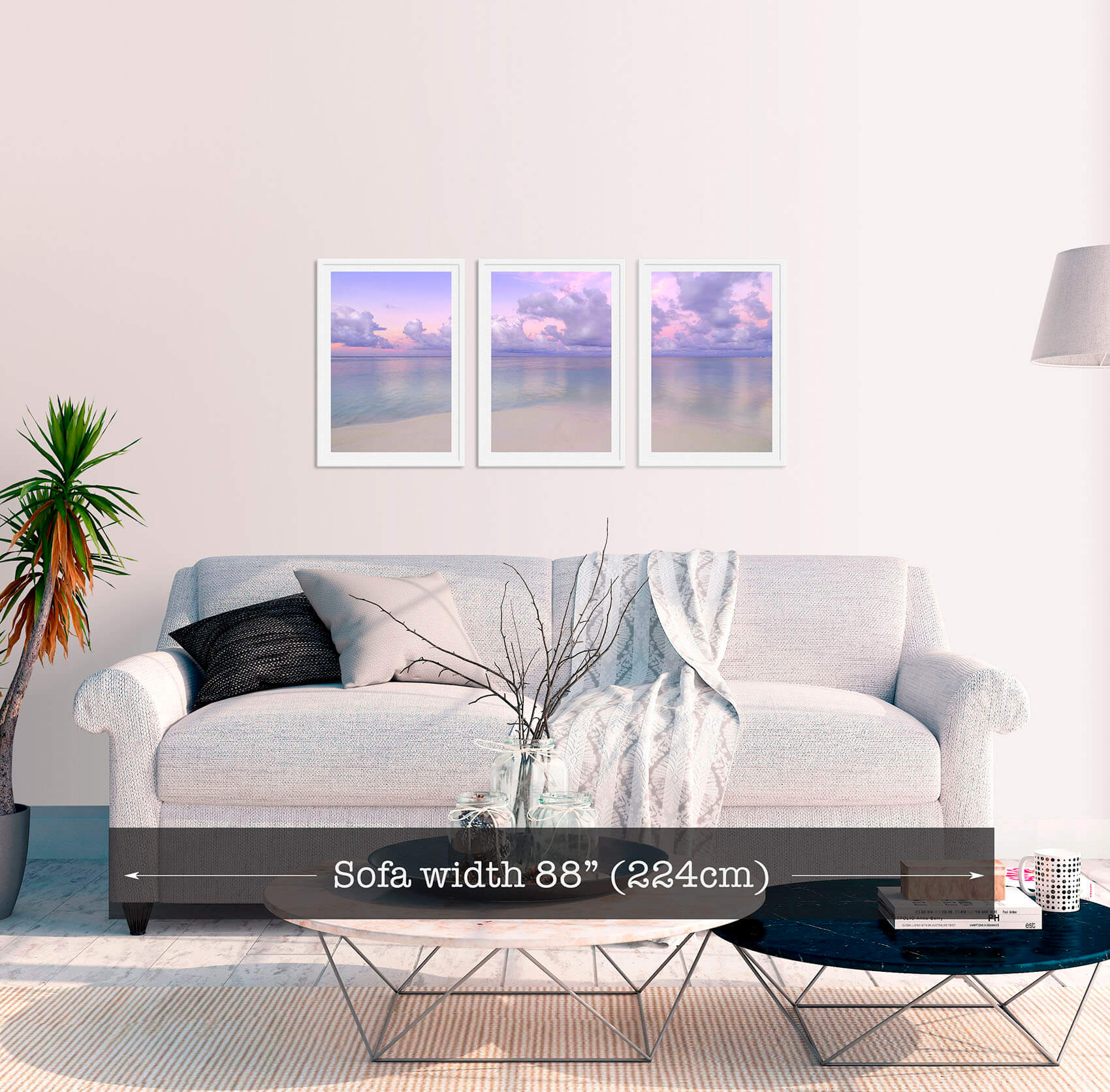 Cotton Candy - Triptych