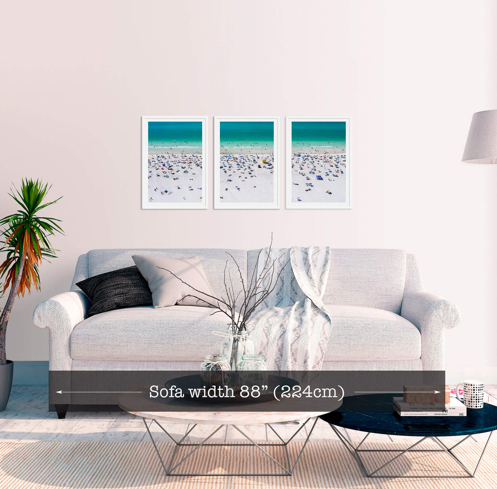 Siesta Beach Triptych