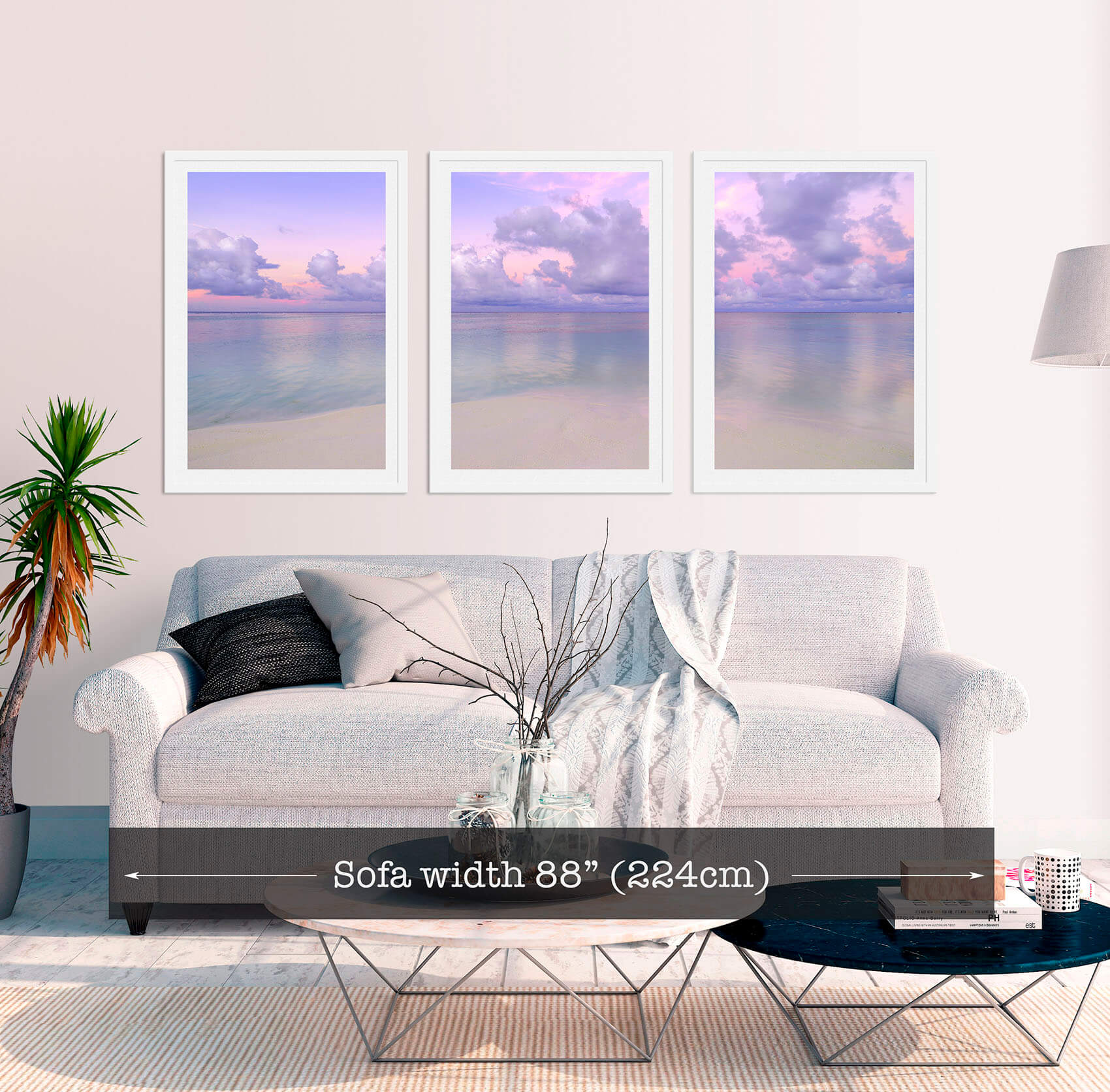 Cotton Candy - Triptych