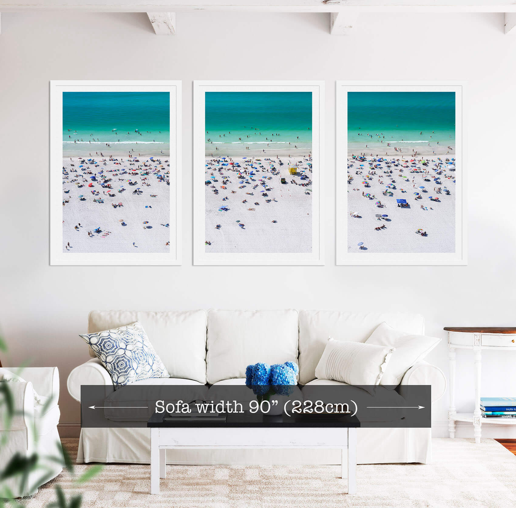 Siesta Beach Triptych