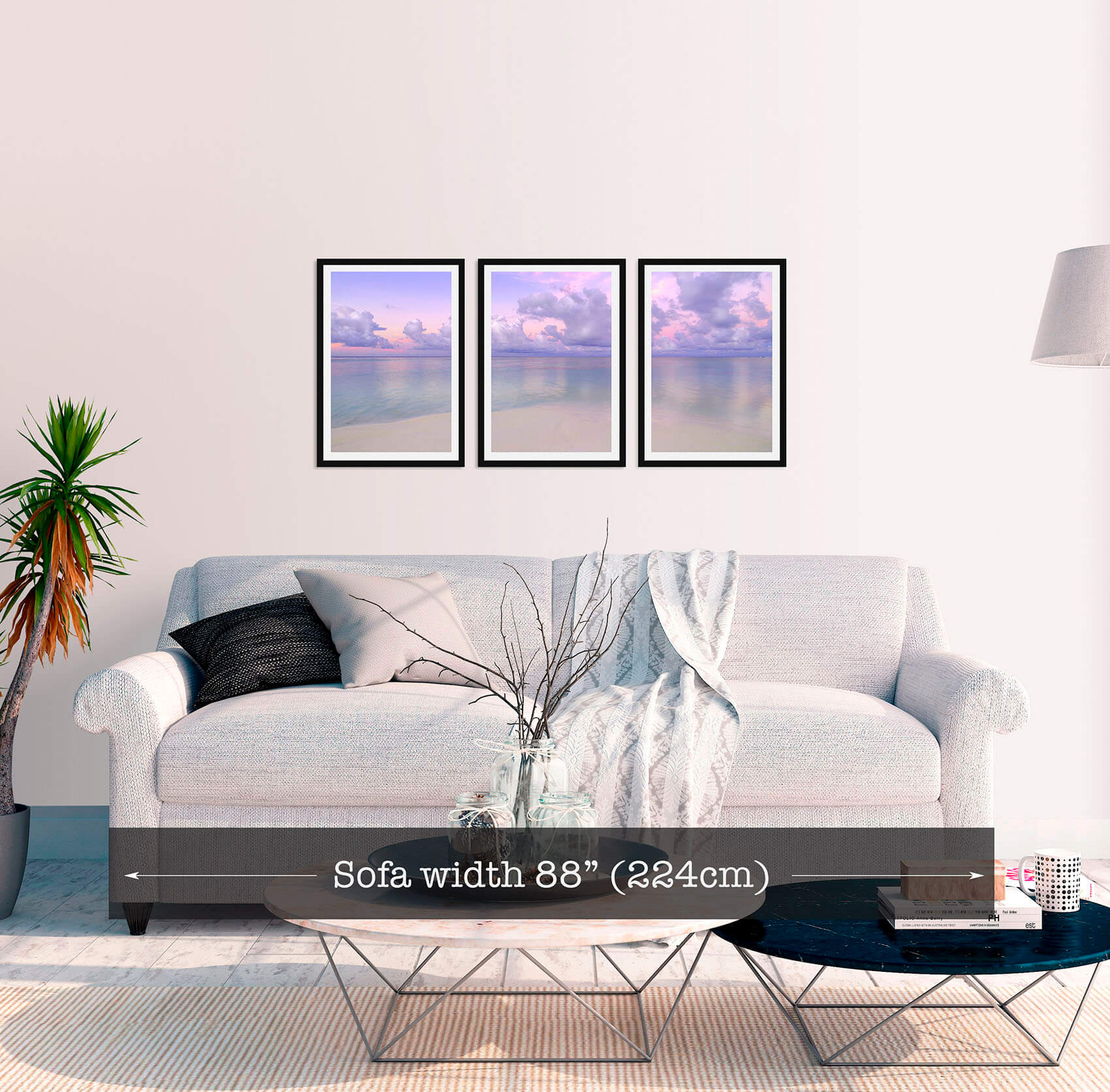 Cotton Candy - Triptych