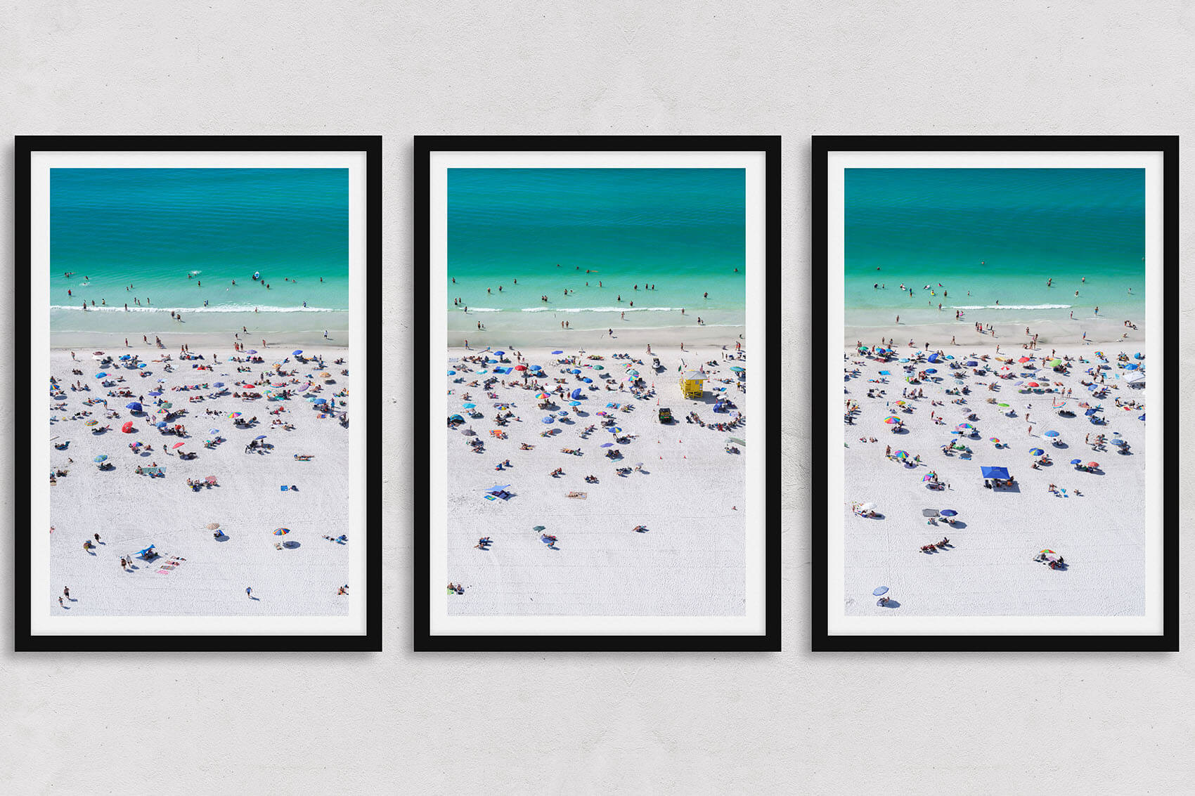 Siesta Beach Triptych