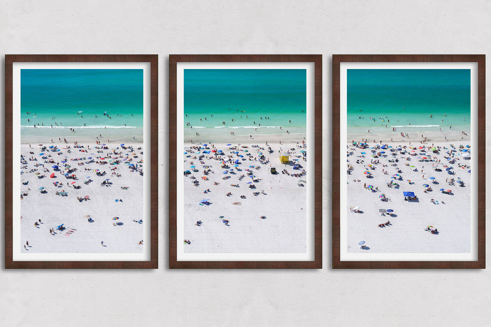Siesta Beach Triptych