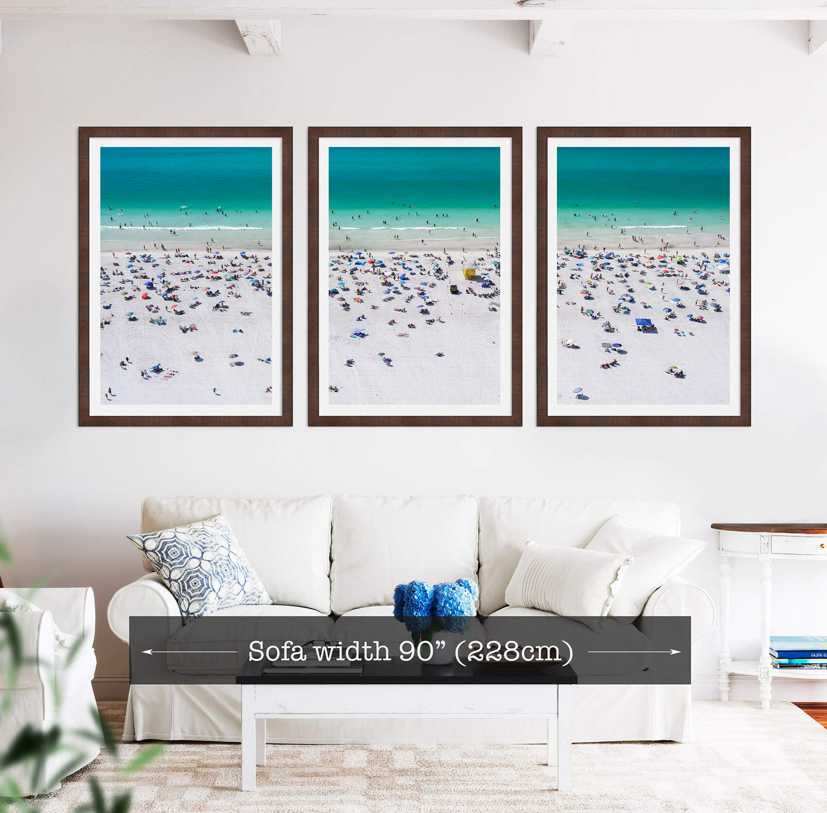 Siesta Beach Triptych