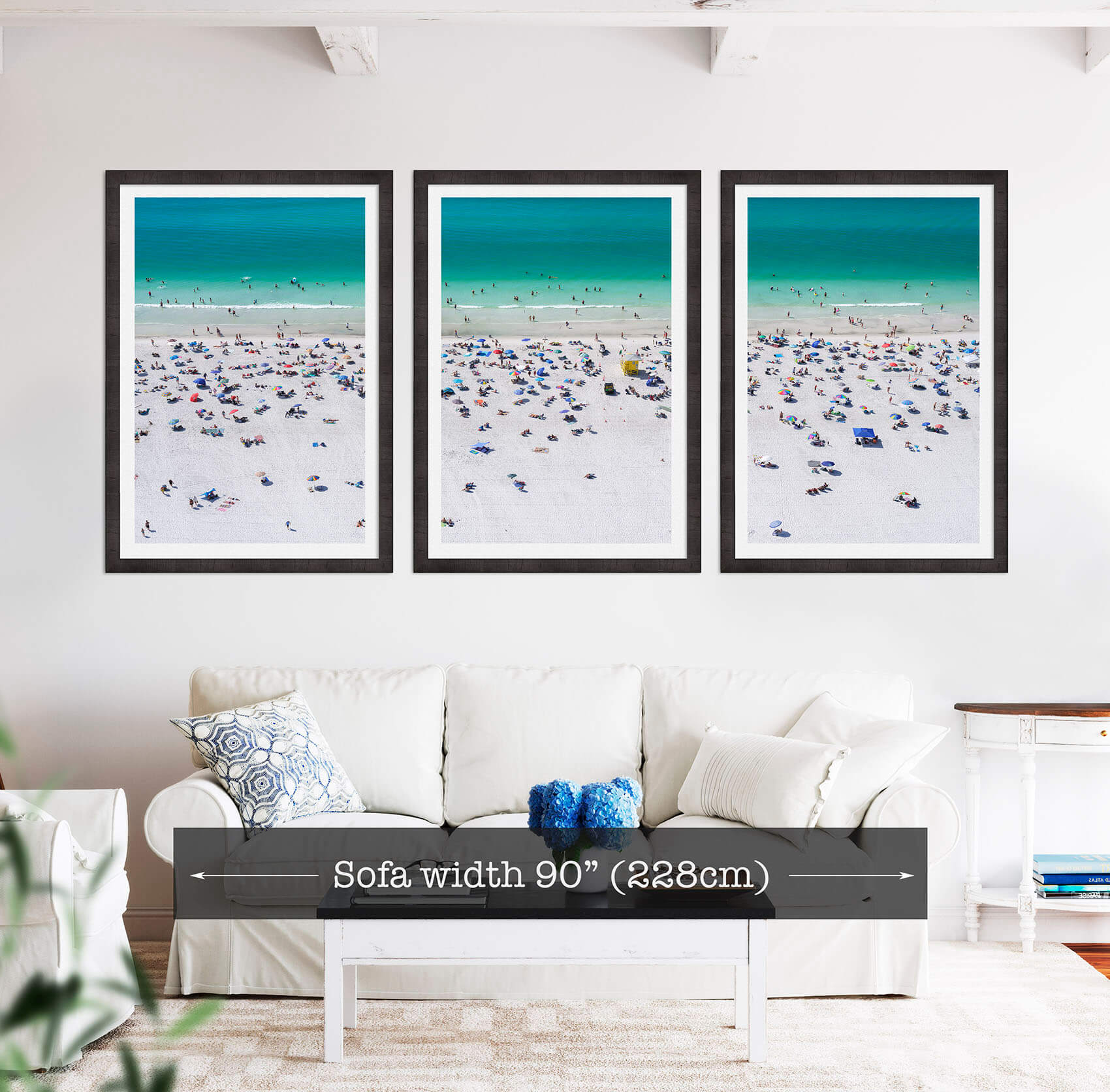 Siesta Beach Triptych