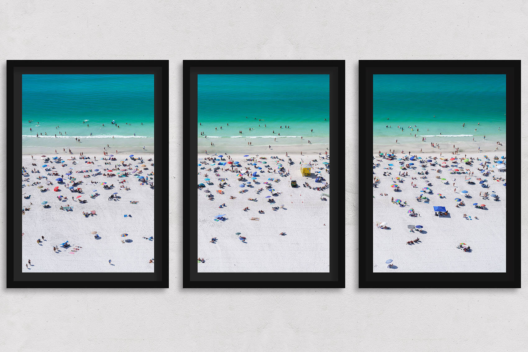 Siesta Beach Triptych