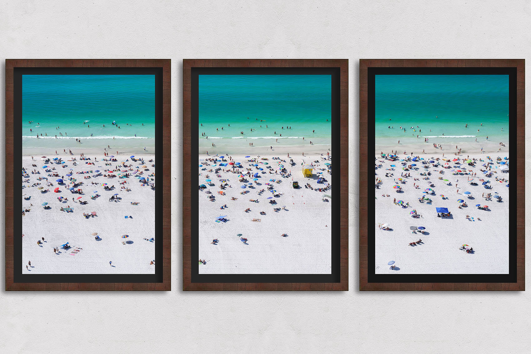 Siesta Beach Triptych