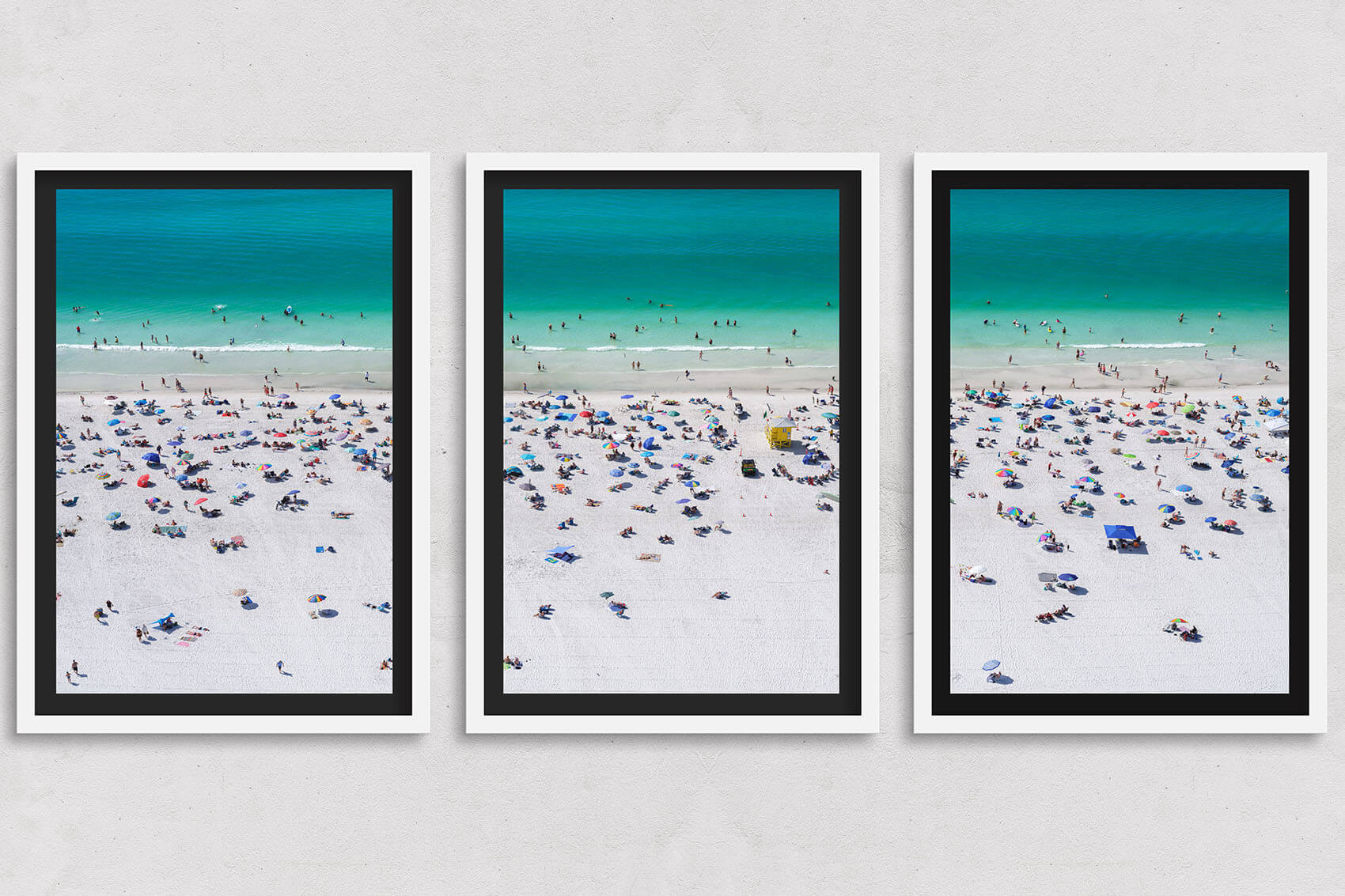Siesta Beach Triptych