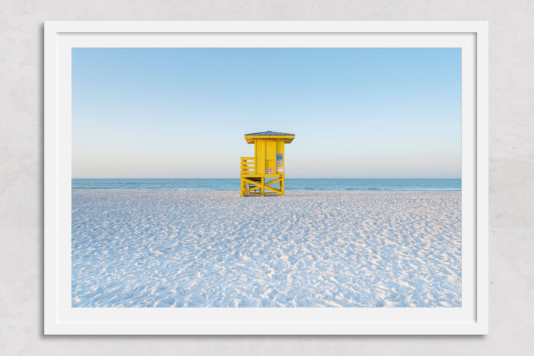 Siesta Key Yellow Lifeguard Stand