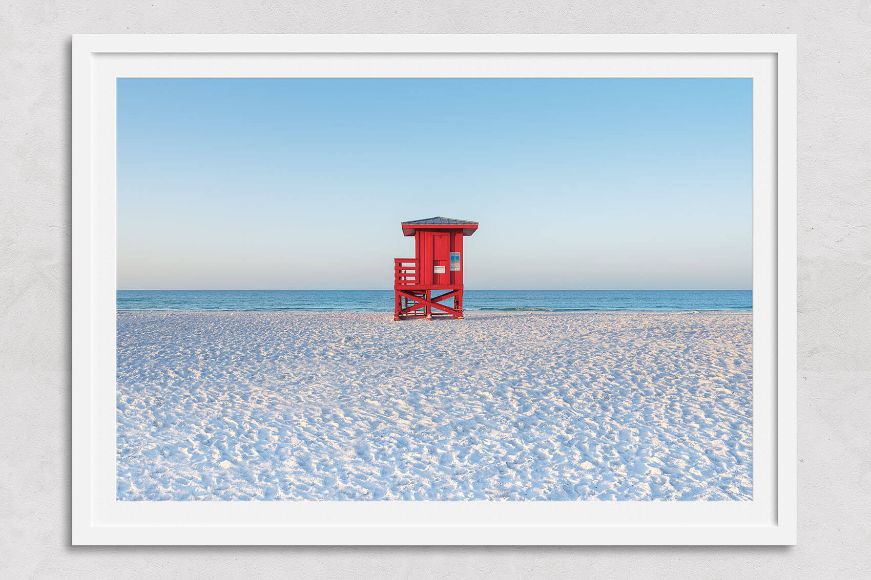 Siesta Key Red Lifeguard Stand