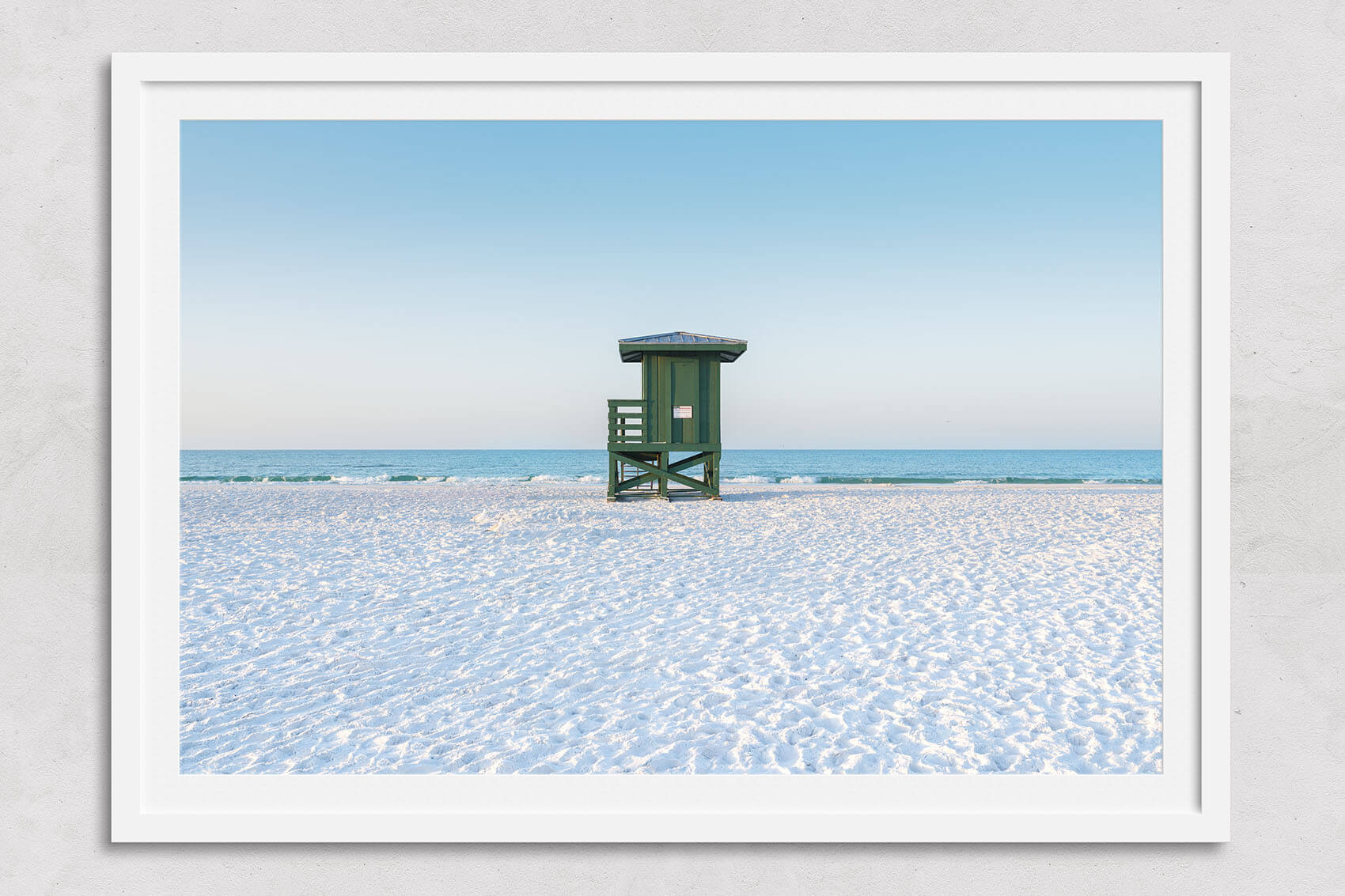 Siesta Key Green Lifeguard Stand