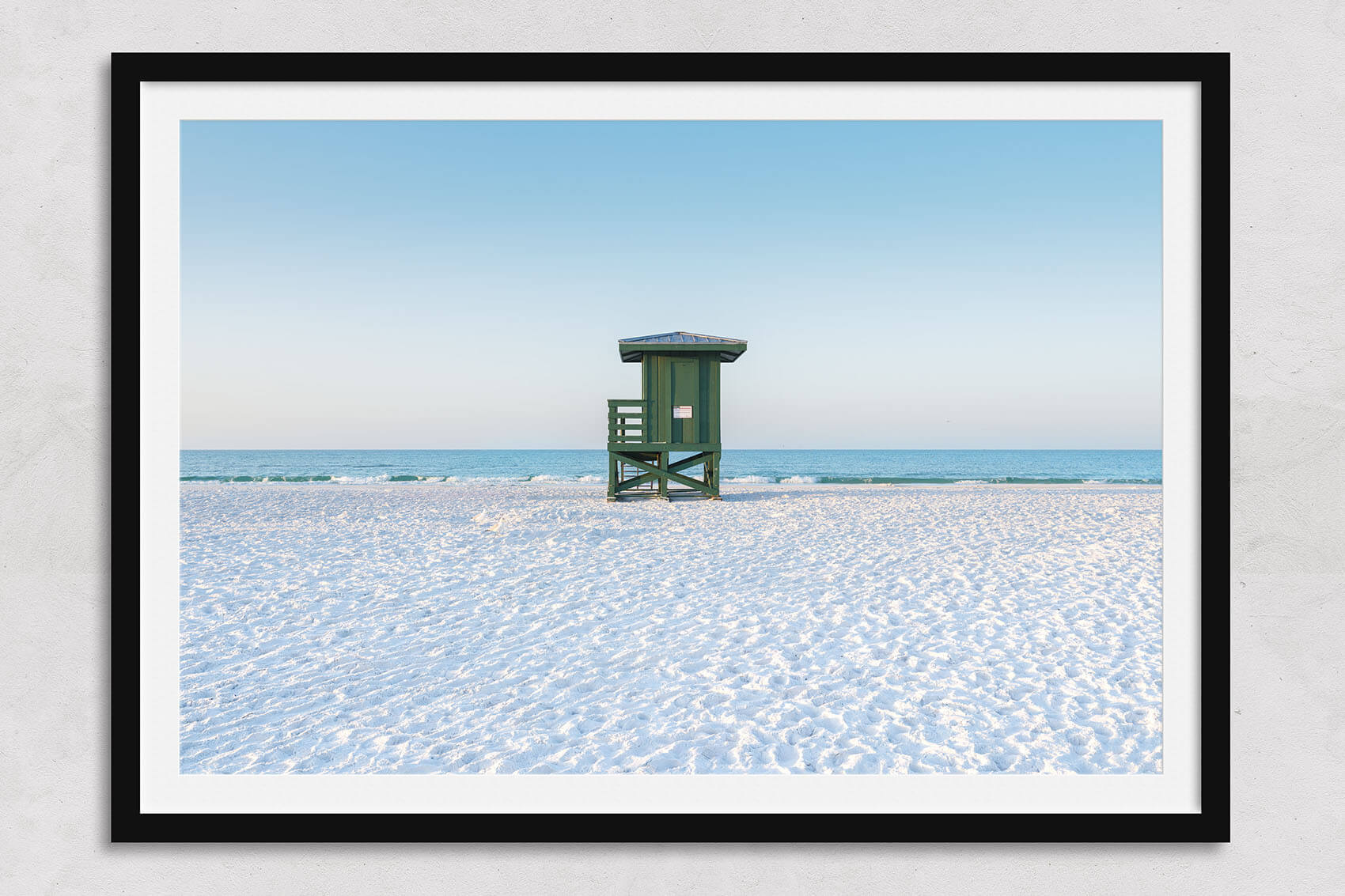 Siesta Key Green Lifeguard Stand