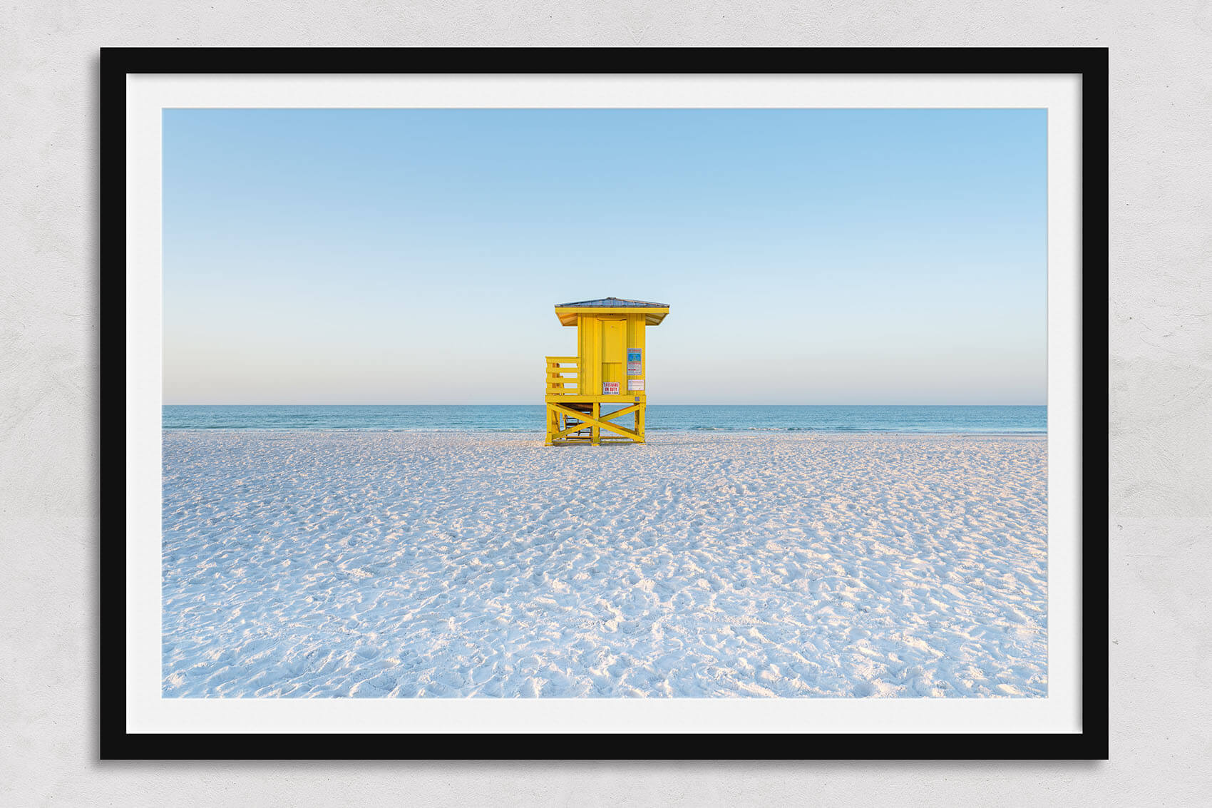 Siesta Key Yellow Lifeguard Stand