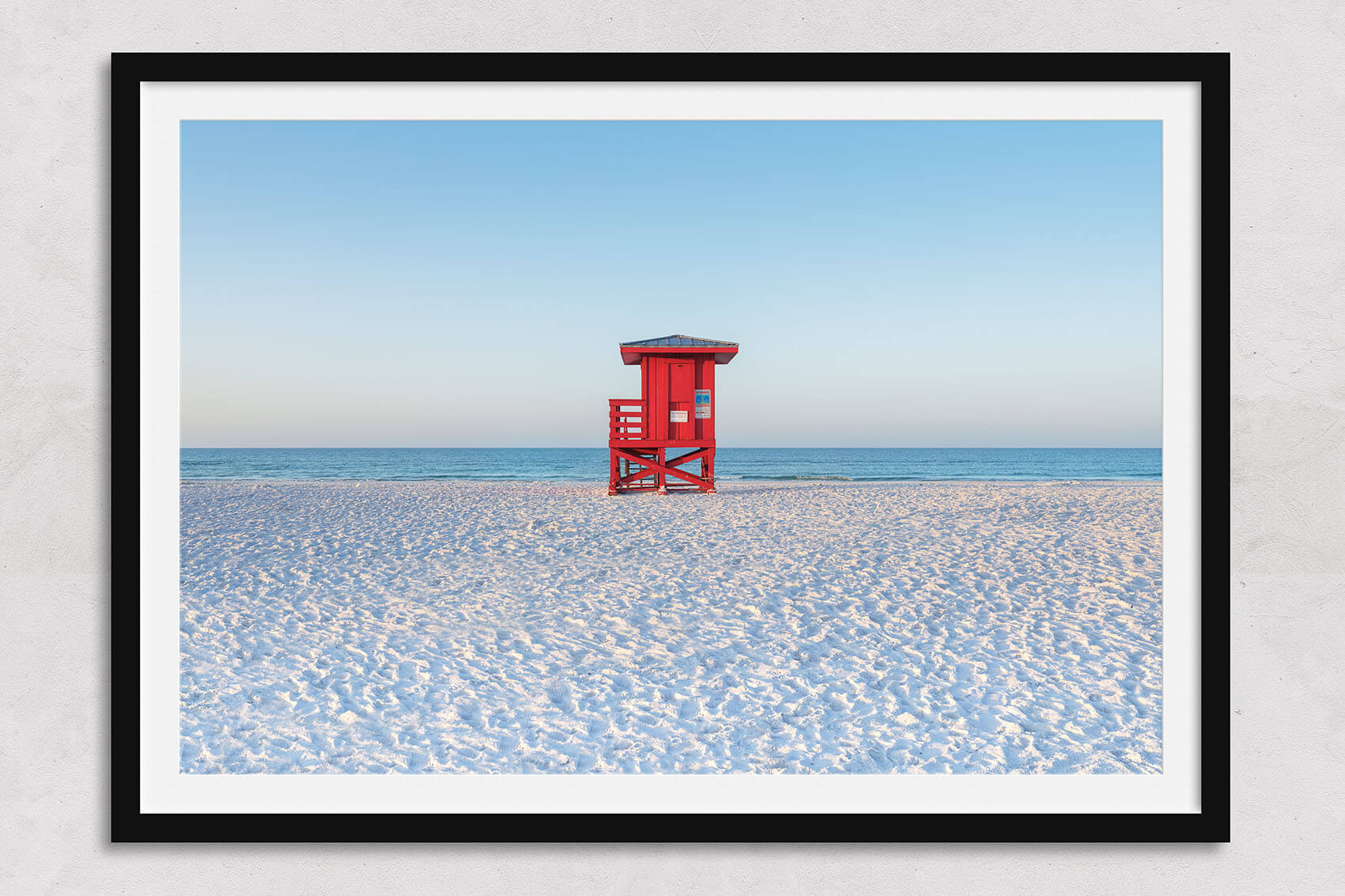 Siesta Key Red Lifeguard Stand