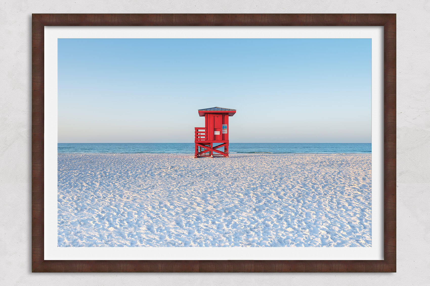 Siesta Key Red Lifeguard Stand