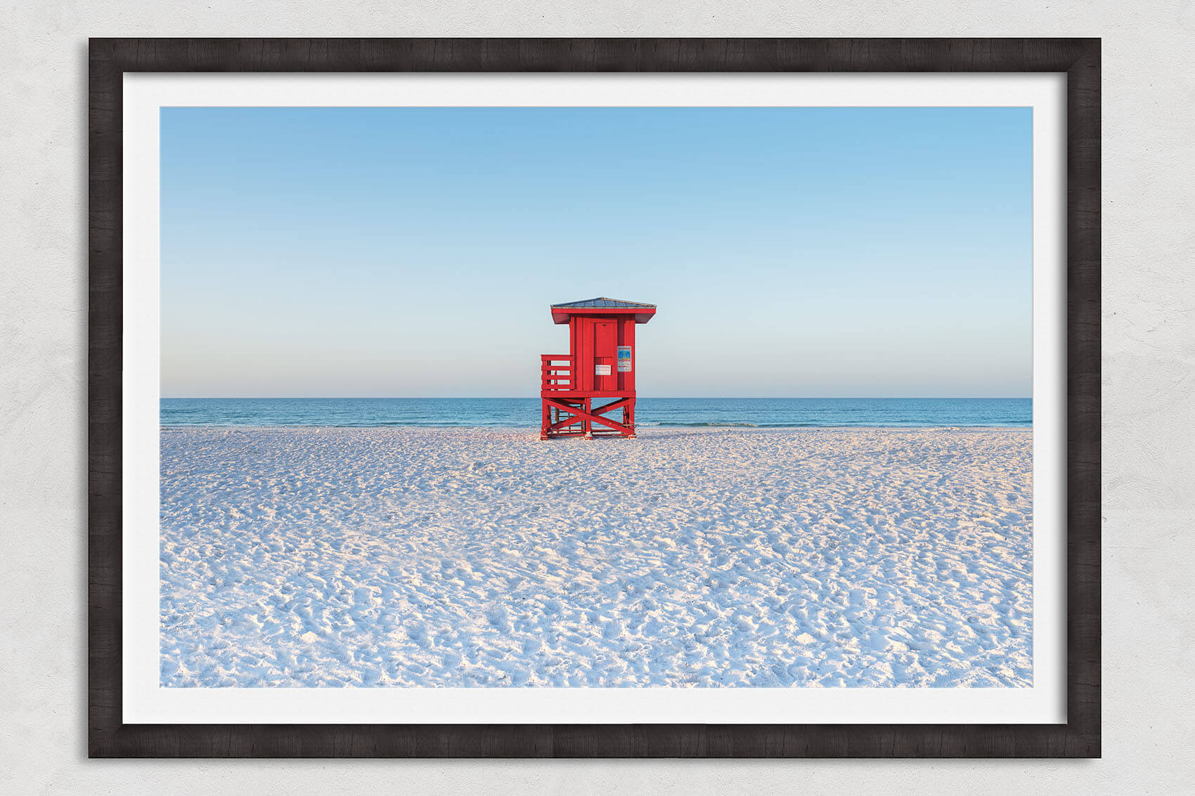 Siesta Key Red Lifeguard Stand