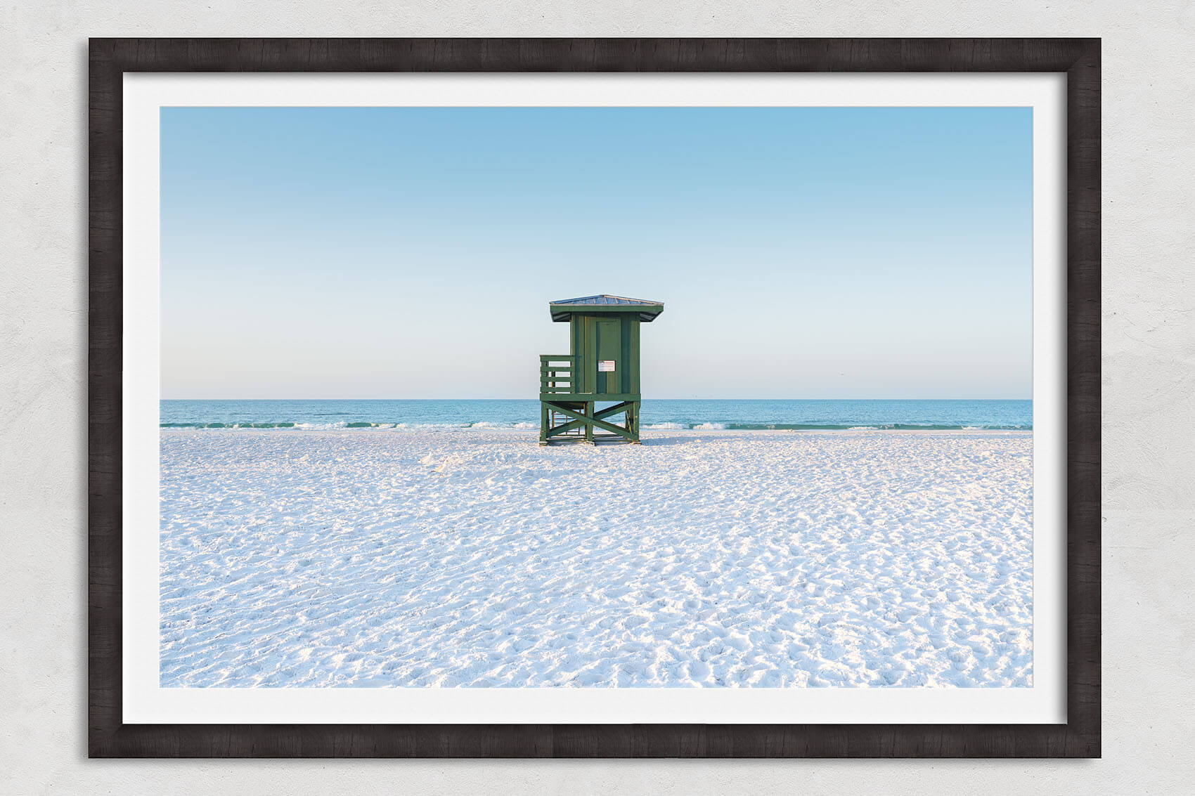 Siesta Key Green Lifeguard Stand