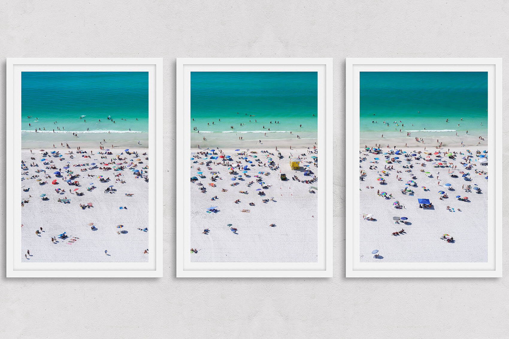 Siesta Beach Triptych